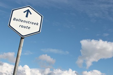 niederländisches Verkehrszeichen: Touristische Route