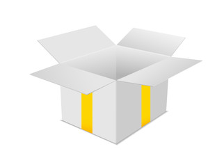 gift box open yellow