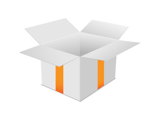 gift box open orange
