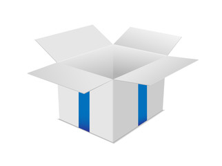 gift box open blue