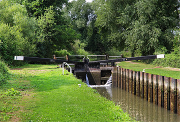 Canal Lock in Rural Berkshire