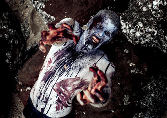 zombie on the beach