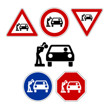 verkehrsschilder strassenstrich I