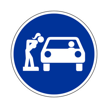 verkehrszeichen strassenstrich IV