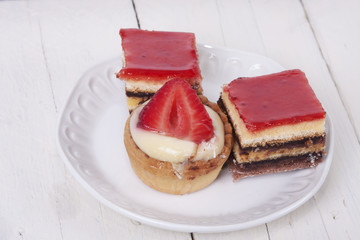 cakes isolated