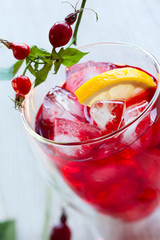 cold rose hip tea