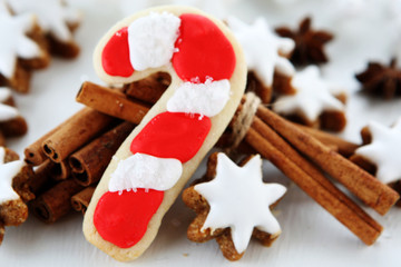 candy cane cookie