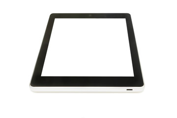 isolated black tablet