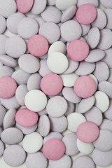 Pastel colored candy