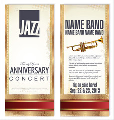 Ticket or flyer for jazz festival