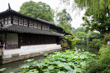 Chinese traditional garden - Suzhou - China 