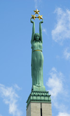 Fototapeta premium The statue of Liberty in Riga