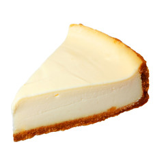 Cheesecake isolated on white background - 55694899