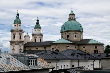 Fototapeta na wymiar City of Salzburg in Germany, Europe.