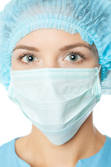 Doctor with surgical mask