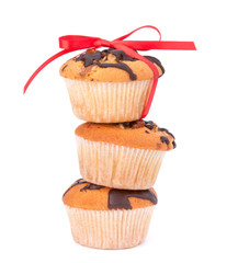 Stacked muffins