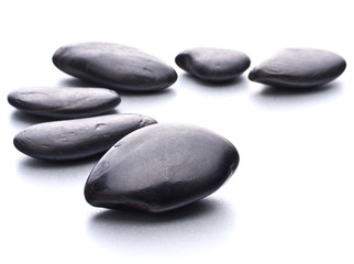 Zen pebbles. Stone spa and healthcare concept.