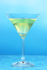 Cocktail on bright background