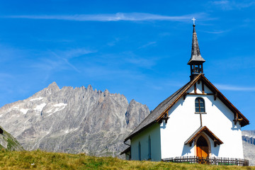 Small chapel in the alps