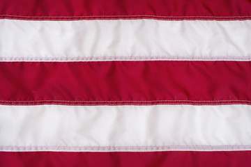 Red and White Stripes on American Flag
