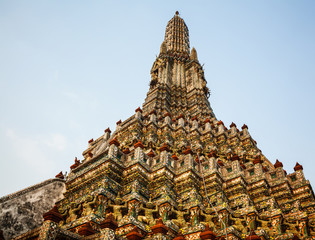 The Temple of Dawn Wat Arun in Thailand