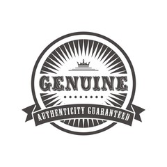 Obraz premium genuine label