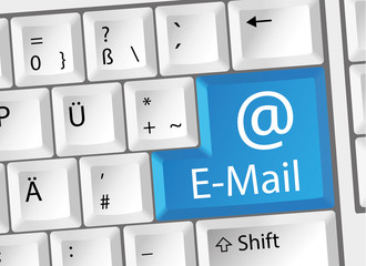 Kontakt E-Mail "at" Tastatur deutsch