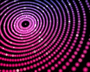 neon backround  with circular light effect