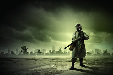Stalker with gun