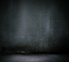 Black wall background