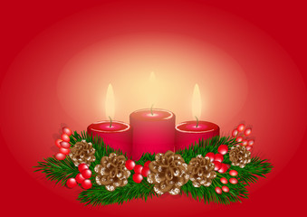 クリスマスキャンドル