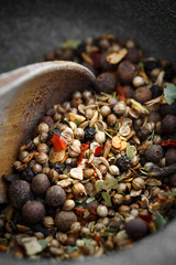 Garam masala in a bowl