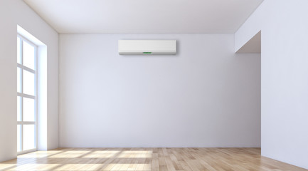 Interno con aria condizionata