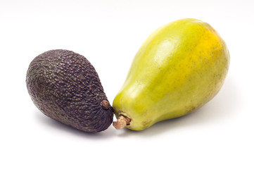 papaya and avocado