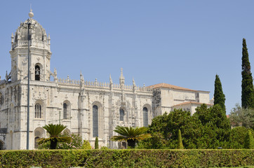 Fototapeta na wymiar Klasztor Hieronimitów w Lizbonie