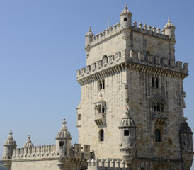 Fototapeta na wymiar Wieża Belem w Lizbonie