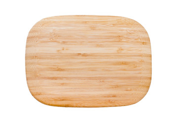 Bamboo cutting board.