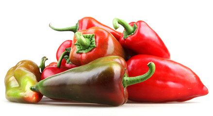 paprika isolated on white