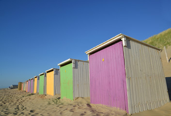 beach cabins