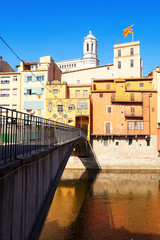 bridge over the river Onyar. Girona