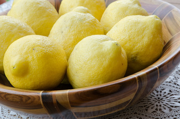 detail of lemons
