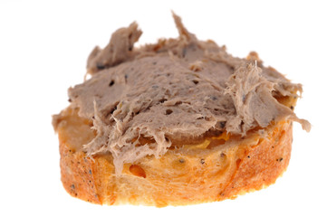 Tartine de rillettes de sardines