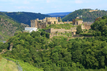 Fototapeta na wymiar Burg Rheinfels (Sankt Goar) - Sommer 2013