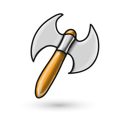 Double sided ax icon