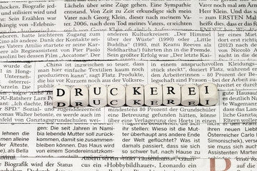 Fototapeta premium Drukarnia