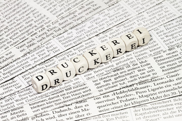 Obraz premium Druckerei