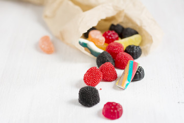 Bag of delicious candy