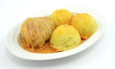 gołąbek z ziemniakami