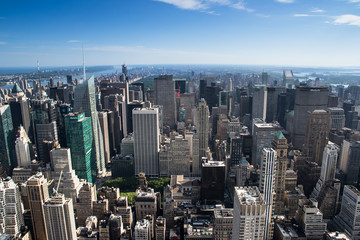 Fototapeta na wymiar aereal widok z Nowego Jorku