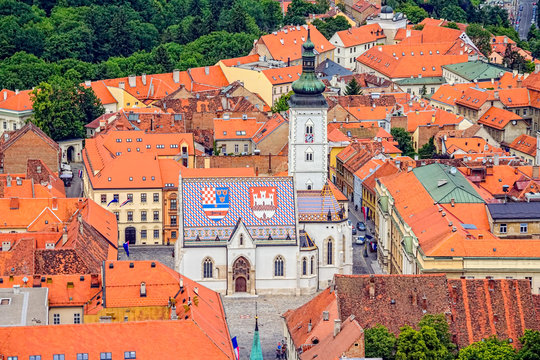 Fototapeta St. Mark's Church Zagreb
